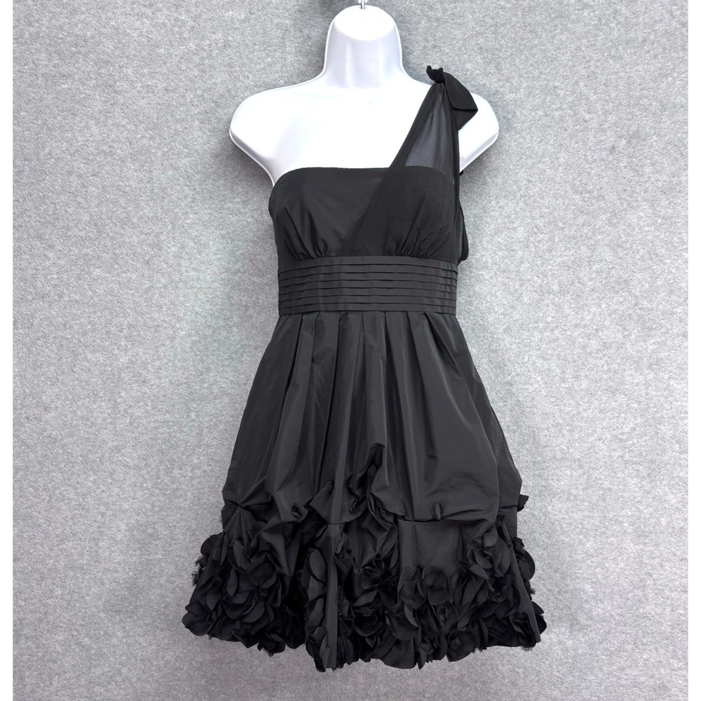 BCBG Maxazria Dress Black Sz 6 Homecoming Whimsigoth Fairy Grunge HOCO Prom